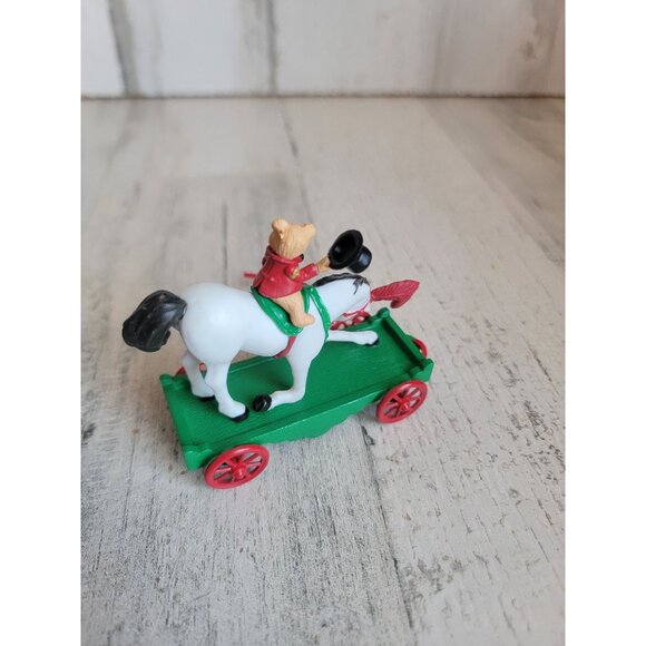 Hallmark a pony for Christmas teddy bear Top Hat ornament Xmas - Picture 4 of 6